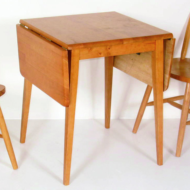 Three Posts Sweden Drop Leaf Solid Oak Dining Table & Reviews Wayfair